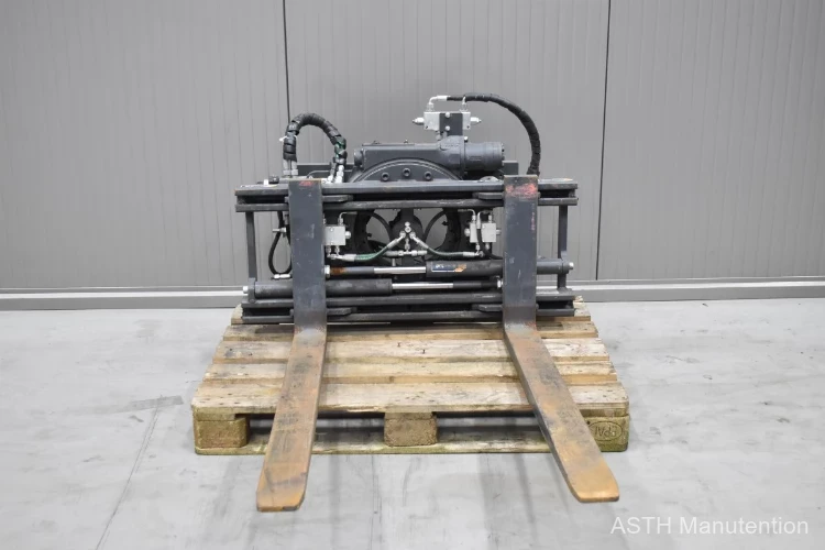 Fork positioner with 360° rotator
